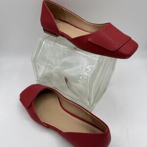 Sarto Franco Sarto Womens Tracy Padded Insole Square Toe D'Orsay Flats New